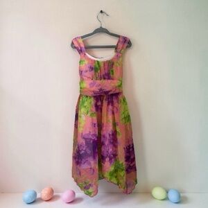 Iris & Ivey Nordstrom Girls Floral Party Dress